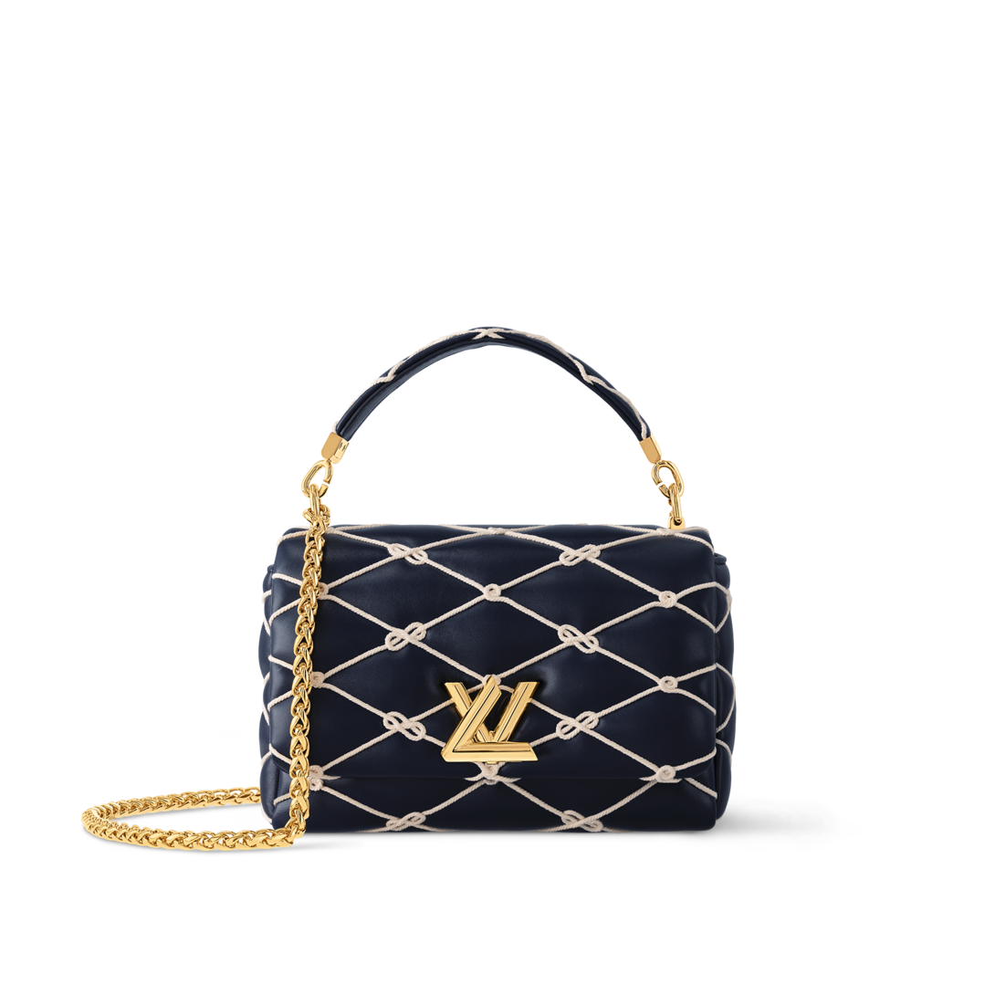 GO-14 MM Malletage 皮革- 名牌時尚手袋- M24939 藍色| LOUIS